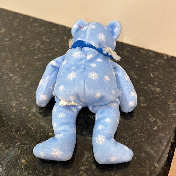Ty Beanie Babies - 1999 Holiday Teddy with Ear  Tag . Size 9” - Picture 6 of 10